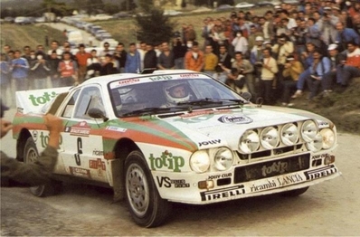 Massimo "Miki" Biasion - Tiziano Siviero
26º Rallye Sanremo 1984. Lancia Rally 037 (TO W67784). Clasificado 3º.
Jolly Club Totip

Del 30 de Septiembre al 5 de Octubre, Sanremo, Liguria, Imperia, Italia.
Superficie: asfalto -tierra.

El Rally tenia un total de 2546.29 km de los que 807.69 km divididos en 56 tramos eran especiales, (2 de ellas fueron canceladas SS7 Sante Luce de 12,30 km y SS26 Chiusdino 2 de 17,41 Km).

Se inscribieron 104 equipos, tomaron la salida 100, finalizaron 35.@
Palabras clave: Lancia;Rally;Grupo_B;Sanremo;1984