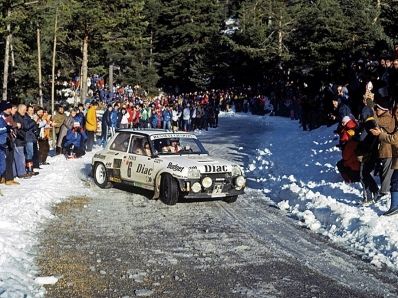 Jean-Luc Thérier - Michel Vial
52º Rallye Automobile de Monte-Carlo 1984. Renault 5 Turbo Tour de Corse (21 QV 28). Clasificado 4º.

Del 21 al 27 de Enero, Monte-Carlo.
Superficie: asfalto - nieve.

El Rally tenia un total de 3328.90 km de los que 753.20 km divididos en 30 tramos eran especiales, (4 de ellas fueron cancxeladas SS3 St Jean en Royans de 39 Km, SS11 Les Savoyons - Sigoyer de 32 Km, SS12 Pont sur Barrage du Sautet de 18,40 Km, SS13 Chateau d'Ancelle - La Batie Neuve de 11,20 Km).

Se inscribieron 222 equipos, tomaron la salida 209, finalizaron 120.@
Palabras clave: ;Renault;Turbo;Montecarlo;1984;nieve;Grupo_B