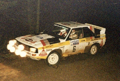 Michèle Mouton - Fabrizia Pons
33º Lombard RAC Rally 1984. Audi Sport Quattro S1 (IN-NT 2). Clasificada 4ª.

Del 25 al 29 de Noviembre, Chester, Cheshire, Inglaterra, Reino Unido.
Superficie: tierra.

El Rally tenia un total de 3232.00 km de los que 868.54 km divididos en 56 tramos eran especiales.

Se inscribieron 124 equipos, tomaron la salida 119, finalizaron 52.@
Palabras clave: Michele_Mouton;Audi;Sport;Quattro;Gran_Bretaña;Grupo_B;1984;RAC_Rally