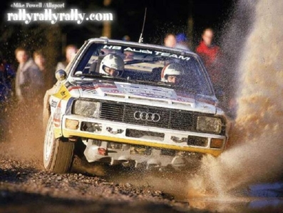 Michèle Mouton - Fabrizia Pons
33º Lombard RAC Rally 1984. Audi Sport Quattro S1 (IN-NT 2). Clasificada 4ª.

Del 25 al 29 de Noviembre, Chester, Cheshire, Inglaterra, Reino Unido.
Superficie: tierra.

El Rally tenia un total de 3232.00 km de los que 868.54 km divididos en 56 tramos eran especiales.

Se inscribieron 124 equipos, tomaron la salida 119, finalizaron 52.@
Palabras clave: Michele_Mouton;Audi;Sport;Quattro;Gran_Bretaña;Grupo_B;1984;RAC_Rally