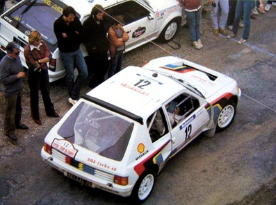 Jean-Pierre Nicolas - Charley Pasquier
28º Tour de Corse - Rallye de France 1984. Peugeot 205 Turbo 16 (697 EXC 75). Clasificado 4º.

Debut del Peugeot 205 Turbo 16 en el Mundial de Rallys.

Del 3 al 5 de Mayo, Ajaccio, Córcega, Francia.
Superficie: asfalto.

El Rally tenia un total de 1618 km de los que 1130.9 km divididos en 30 tramos eran especiales.

Se inscribieron 158 equipos, tomaron la salida 155, finalizaron 57.@
Palabras clave: ;Peugeot;Turbo;Grupo_B;Corcega;1984;Debut;Corse
