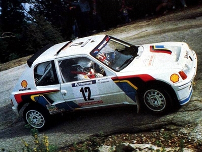 Jean-Pierre Nicolas - Charley Pasquier
28º Tour de Corse - Rallye de France 1984. Peugeot 205 Turbo 16 (697 EXC 75). Clasificado 4º.

Debut del Peugeot 205 Turbo 16 en el Mundial de Rallys.

Del 3 al 5 de Mayo, Ajaccio, Córcega, Francia.
Superficie: asfalto.

El Rally tenia un total de 1618 km de los que 1130.9 km divididos en 30 tramos eran especiales.

Se inscribieron 158 equipos, tomaron la salida 155, finalizaron 57.@
Palabras clave: ;Peugeot;Turbo;Grupo_B;Corcega;1984;Debut;Corse
