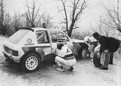 Jean-Pierre Nicolas - Charley Pasquier
28º Tour de Corse - Rallye de France 1984. Peugeot 205 Turbo 16 (697 EXC 75). Clasificado 4º.

Debut del Peugeot 205 Turbo 16 en el Mundial de Rallys.

Del 3 al 5 de Mayo, Ajaccio, Córcega, Francia.
Superficie: asfalto.

El Rally tenia un total de 1618 km de los que 1130.9 km divididos en 30 tramos eran especiales.

Se inscribieron 158 equipos, tomaron la salida 155, finalizaron 57.@
Palabras clave: ;Peugeot;Turbo;Grupo_B;Corcega;1984;Debut;Corse