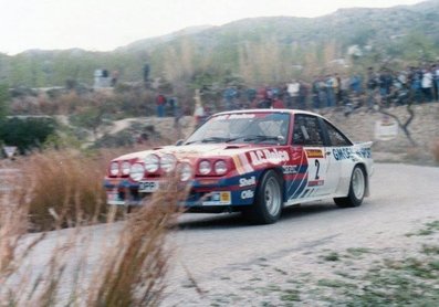 Jimmy McRae - Rob Arthur
32º Rally RACE - Costa Blanca 1984. Opel Manta 400. Clasificado 4º.

Del 17 al 19 de Marzo, Alicante, España.
Superficie: asfalto.

El Rally tenía un total de 398.61 km cronometrados.

Tomaron la salida 98 equipos, finalizaron 48.@
Palabras clave: Jimmy_McRae;Opel;Manta;Grupo_B;RACE;Costa_Blanca;1984