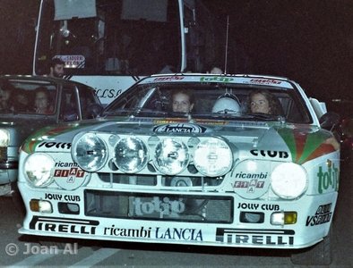 Antonella Mandelli - Tiziana Borghi
20º Rally Catalunya 1984. Lancia Rally 037. Clasificada 5ª.

Del 26 de Octubre al 28 de Octubre, Barcelona, Catalunya, España.
Superficie: asfalto.

El Rally tení­a un total de 440.65 km cronometrados.

Tomaron la salida 83 equipos, finalizaron 42.

© Joan Al
Salida 1ª Etapa
@
Palabras clave: Antonella_Mandelli;Lancia;Rally;Grupo_B;Catalunya;1984;Womens;Mujeres;Barcelona;Spain;España