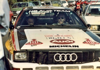 Stig Blomqvist - Björn Cederberg
28º Tour de Corse - Rallye de France 1984. Audi Quattro A2 (IN-NJ 5). Clasificado 5º.

Del 3 al 5 de Mayo, Ajaccio, Córcega, Francia.
Superficie: asfalto.

El Rally tenia un total de 1618 km de los que 1130.9 km divididos en 30 tramos eran especiales.

Se inscribieron 158 equipos, tomaron la salida 155, finalizaron 57.@
Palabras clave: Stig_Blomqvist;Audi;Quattro;Grupo_B;Corse;Corcega;1984