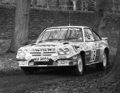 Russell Brookes - Mike Broad
33º Lombard RAC Rally 1984. Opel Manta 400 (WIA 9855). Clasificado 5º.

Del 25 al 29 de Noviembre, Chester, Cheshire, Inglaterra, Reino Unido.
Superficie: tierra.

El Rally tenia un total de 3232.00 km de los que 868.54 km divididos en 56 tramos eran especiales.

Se inscribieron 124 equipos, tomaron la salida 119, finalizaron 52.@
Palabras clave: ;Opel;Manta;Grupo_B;Gran_Bretaña;1984;RAC_Rally;Inglaterra