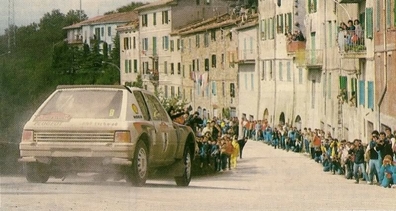 Jean-Pierre Nicolas - Charley Pasquier
26º Rallye San Remo 1984. Peugeot 205 Turbo 16 (123 FBL 75). Clasificado 5º.

Del 30 de Septiembre al 5 de Octubre, Sanremo, Liguria, Imperia, Italia.
Superficie: asfalto -tierra.

El Rally tenia un total de 2546.29 km de los que 807.69 km divididos en 56 tramos eran especiales, (2 de ellas fueron canceladas SS7 Sante Luce de 12,30 km y SS26 Chiusdino 2 de 17,41 Km).

Se inscribieron 104 equipos, tomaron la salida 100, finalizaron 35.@
Palabras clave: ;Peugeot;Turbo16;Sanremo;1984;Grupo_B