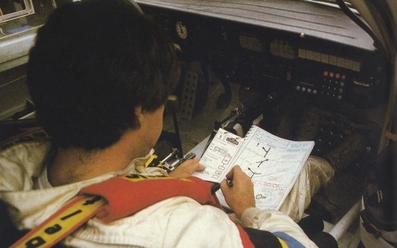 Charley Pasquier
Copiloto de Jean-Pierre Nicolas en el 26º Rallye Sanremo 1984 con Peugeot 205 Turbo 16 (123 FBL 75), clasificado 5º.

Del 30 de Septiembre al 5 de Octubre, Sanremo, Liguria, Imperia, Italia.
Superficie: asfalto -tierra.

El Rally tenia un total de 2546.29 km de los que 807.69 km divididos en 56 tramos eran especiales, (2 de ellas fueron canceladas SS7 Sante Luce de 12,30 km y SS26 Chiusdino 2 de 17,41 Km).

Se inscribieron 104 equipos, tomaron la salida 100, finalizaron 35.@
Palabras clave: ;Peugeot;Turbo;Personajes;Sanremo;1984