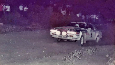 Timo Salonen - Seppo Harjanne
31º Acropolis Rally 1984. Nissan 240 RS. Clasificado 6º.

Del 26 al 31 de Mayo, Atenas, Grecia.
Superficie: tierra.

El Rally tení­a un total de 2265 km, de los que 796.62 km divididos en 47 tramos eran especiales.

Tomaron la salida 104 equipos, finalizaron 32.@
Palabras clave: Timo_Salonen;Acropolis;Grecia;Nissan;Grupo_B;1984