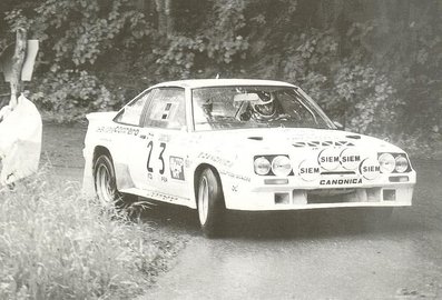 Massimo Cerutti - Riccardo Perazzi
14º Rally 4 Regioni 1984. Opel Manta 400. Clasificado 6º.

Del 18 al 20 de Mayo, Salice Terme, Lombardia, Italia.
Superficie: asfalto.

Desconocemos de cuantos kilómetros constaba la prueba tanto totales como cronometrados..

Tomaron la salida 66 eqyuipos, finalizaron 28.@
Palabras clave: Opel;Manta;Grupo_B;1984;Rally_4_Regioni