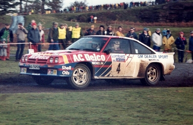 Jimmy McRae - Mike Nicholson
33º Lombard RAC Rally 1984. Opel Manta 400 (WIA 5958). Clasificado 7º.

Del 25 al 29 de Noviembre, Chester, Cheshire, Inglaterra, Reino Unido.
Superficie: tierra.

El Rally tenia un total de 3232.00 km de los que 868.54 km divididos en 56 tramos eran especiales.

Se inscribieron 124 equipos, tomaron la salida 119, finalizaron 52.@
Palabras clave: Jimmy_McRae;Opel;Manta;Grupo_B;Gran_Bretaña;1984;RAC_Rally