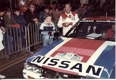 Shekhar Mehta - Yvonne Mehta
33º Lombard RAC Rally 1984. Nissan 240 RS (FIW 9493). Clasificado 8º.
Team Nissan Europe

Del 25 al 29 de Noviembre, Chester, Cheshire, Inglaterra, Reino Unido.
Superficie: tierra.

El Rally tenia un total de 3232.00 km de los que 868.54 km divididos en 56 tramos eran especiales.

Se inscribieron 124 equipos, tomaron la salida 119, finalizaron 52.@
Palabras clave: Shekhar_Mehta;Nissan;Gran_Bretaña;RAC_Rally;Grupo_B;1984;Inglaterra