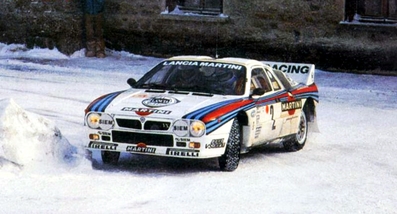 Markku Alén - Ilkka Kivimäki
52º Rallye Automobile de Monte-Carlo 1984. Lancia Rally 037 (TO W67785). Clasificado 8º.

Del 21 al 27 de Enero, Monte-Carlo.
Superficie: asfalto - nieve.

El Rally tenia un total de 3328.90 km de los que 753.20 km divididos en 30 tramos eran especiales, (4 de ellas fueron canceladas SS3 St Jean en Royans de 39 Km, SS11 Les Savoyons - Sigoyer de 32 Km, SS12 Pont sur Barrage du Sautet de 18,40 Km, SS13 Chateau d'Ancelle - La Batie Neuve de 11,20 Km).

Se inscribieron 222 equipos, tomaron la salida 209, finalizaron 120.@
Palabras clave: Markku_Alen;Lancia;Rally;Grupo_B;Montecarlo;1984;nieve