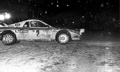 Markku Alén - Ilkka Kivimäki
52º Rallye Automobile de Monte-Carlo 1984. Lancia Rally 037 (TO W67785). Clasificado 8º.

Del 21 al 27 de Enero, Monte-Carlo.
Superficie: asfalto - nieve.

El Rally tenia un total de 3328.90 km de los que 753.20 km divididos en 30 tramos eran especiales, (4 de ellas fueron canceladas SS3 St Jean en Royans de 39 Km, SS11 Les Savoyons - Sigoyer de 32 Km, SS12 Pont sur Barrage du Sautet de 18,40 Km, SS13 Chateau d'Ancelle - La Batie Neuve de 11,20 Km).

Se inscribieron 222 equipos, tomaron la salida 209, finalizaron 120.@
Palabras clave: Markku_Alen;Ilkka_Kivimaki;Lancia;Grupo_B;Montecarlo;1984