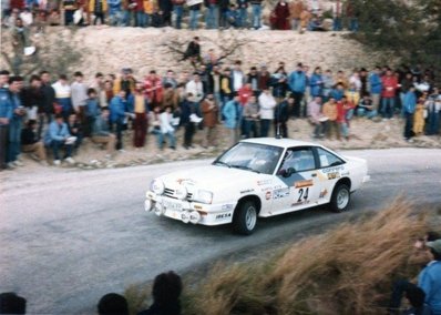 Josep Arqué - Albert Alumà 
32º Rally RACE - Costa Blanca 1984. Opel Manta GT/E. Clasificado 10º.

Del 17 al 19 de Marzo, Alicante, España.
Superficie: asfalto.

El Rally tenía un total de 398.61 km cronometrados.

Tomaron la salida 98 equipos, finalizaron 48.@
Palabras clave: Opel;Manta;RACE;Costa_Blanca;1984