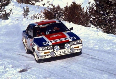 Timo Salonen - Seppo Harjanne
52º Rallye Automobile de Monte-Carlo 1984. Nissan 240RS (FIW 6903). Clasificado 10º.

Del 21 al 27 de Enero, Monte-Carlo.
Superficie: asfalto - nieve.

El Rally tenia un total de 3328.90 km de los que 753.20 km divididos en 30 tramos eran especiales (4 de ellas fueron canceladas SS3 St Jean en Royans de 39 Km, SS11 Les Savoyons - Sigoyer de 32 Km, SS12 Pont sur Barrage du Sautet de 18,40 Km, SS13 Chateau d'Ancelle - La Batie Neuve de 11,20 Km).

Se inscribieron 222 equipos, tomaron la salida 209, finalizaron 120.@
Palabras clave: Timo_Salonen;Seppo_Harjanne;Nissan;Grupo_B;Montecarlo;1984;nieve