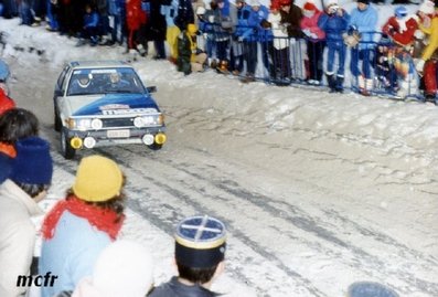 Achim Warmbold - Matthias Feltz
52º Rallye Automobile de Monte-Carlo 1984. Mazda 323 Turbo (BXN-325). Clasificado 11º.

Del 21 al 27 de Enero, Monte-Carlo.
Superficie: asfalto - nieve.

El Rally tenia un total de 3328.90 km de los que 753.20 km divididos en 30 tramos eran especiales, (4 de ellas fueron cancxeladas SS3 St Jean en Royans de 39 Km, SS11 Les Savoyons - Sigoyer de 32 Km, SS12 Pont sur Barrage du Sautet de 18,40 Km, SS13 Chateau d'Ancelle - La Batie Neuve de 11,20 Km).

Se inscribieron 222 equipos, tomaron la salida 209, finalizaron 120.@
Palabras clave: Achim_Warmbold;Matthias_Feltz;Mazda;nieve;Montecarlo;1984