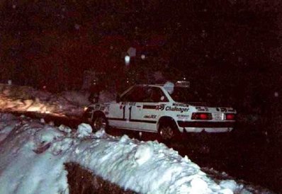 Shekhar Mehta - Yvonne Mehta
52º Rally Automobile de Monte-Carlo 1984. Subaru Leone 1800 (GM 58 NI 1272). Clasificado 14º.

Del 21 al 27 de Enero, Monte-Carlo.
Superficie: asfalto - nieve.

El Rally tenia un total de 3328.90 km de los que 753.20 km divididos en 30 tramos eran especiales, (4 de ellas fueron cancxeladas SS3 St Jean en Royans de 39 Km, SS11 Les Savoyons - Sigoyer de 32 Km, SS12 Pont sur Barrage du Sautet de 18,40 Km, SS13 Chateau d'Ancelle - La Batie Neuve de 11,20 Km).

Se inscribieron 222 equipos, tomaron la salida 209, finalizaron 120.@
Palabras clave: Shekhar_Mehta;Yvonne_Mehta;Subaru;Leone;Montecarlo;1984