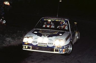 Dario Cerrato - Giuseppe Cerri
68º Targa Florio Rally 1984. Opel Manta 400. Abandonó por motor.

Del 29 al 31 de Marzo, Palermo, Cefalù, Sicilia, Italia.
Superficie: asfalto.

La prueba tenia un total de 595.40 km cronometrados divididos en 32 tramos especiales (uno de ellos fue cancelado SS10 Geraci de 10.10 km)

Tomaron la salida 86 equipos, finalizaron 31.@
Palabras clave: Dario_Cerrato;Opel;Targa_Florio;1984;Grupo_B