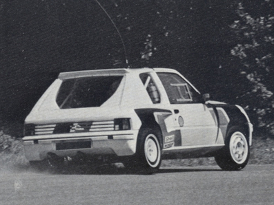 Peugeot 205 Turbo 16
FEBRERO 1984
Primeras pruebas del Peugeot realizadas por Jean-Pierre Nicolas en Charleval, en la regiòn de Provence.

El proyecto de construir un Peugeot de rallyes comenzo en 1981.
El entonces presidente de Peugeot, Jean Boillot, querí­a darle a la marca una imagen mas dinámica y en cierto modo deportiva.
Para lograr tal objetivo, nada mejor que aprovechar el lanzamiento del futuro utilitario de la marca, (el 205), para introducirse mas de lleno en el mundo de la competición.

Hasta entonces las participaciones de Peugeot en rallyes se limitaban a pruebas Africanas donde habi­a cosechado excelentes resultados con los 404, 504 y 504 Coupé.
Palabras clave: ;1984;Peugeot;Grupo_B