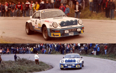 Joan Arnella - Maurici Palouzié
26º Rally 2000 Viratges 1984. Porsche 911 SC (318 QK 84).

Joan Arnella “cogió prestado” el Porsche 911 SC de PromoService y TR2 con toda la intención de presentar batalla en Manresa.
Además del apoyo de su propia empresa, TAC, Arnella contaba con la ayuda de Tallers Morral y de Neumáticos Turini, además de la colaboración de Paco Crous que hizo que el alquiler de la máquina no fuera lo oneroso que debería haber sido.

Pont de Vilomara, atestado de público, se hacía tres veces seguidas, las dos primeras de día, antes de que el rally se lanzara a la aventura de rodar durante toda la noche, como era normal aquellos años: Viver, Castelladral, Vilaredes, Estenalles, Rellinars y Odena, dos pasadas a cada tramo.
En la primera pasada a Pont de Vilomara, que es la que muestran las fotos, Arnella–Palouzié y Frigola–Bou empataron; en la segunda, Frigola le sacó 1” a Arnella y en la tercera… “pues se acabó… –comenta el propio Joan–
“Yo no debía tener el mejor día porque en la izquierda siguiente a la curva de la fotografía le di al borde de la carretera y arranqué una rueda. Mi error fue no pensar que aquel coche no era el Seat y que era bastante más ancho de atrás que el mío. Nunca más se repitió la experiencia, aunque afortunadamente al año siguiente inicié mi época en el nacional de tierra con el BMW 524i y esa fue otra historia mucho más positiva”.

Del 10 al 11 de Noviembre, Manresa, Barcelona, Catalunya, España.
Superficie: asfalto.

Texto Info de Josep Autet
© JAS Info Service

Foto de arriba de:
© Josep Torras

Foto de abajo de:
© José Luis Cortijos
@
Palabras clave: Porsche;2000_Viratges;1984