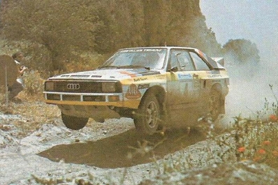 Michèle Mouton - Fabrizia Pons
31º Rothmans Acropolis Rally 1984. Audi Sport Quattro S1 (IN-NL 2). Abandonó por motor en SS14 Makrirahi de 15.53 Km.

Del 26 al 31 de Mayo, Atenas, Grecia.
Superficie: tierra.

El Rally tení­a un total de 2265 km de los que 796.62 km divididos en 47 tramos eran especiales.

Tomaron la salida 104 equipos, finalizaron 32.@
Palabras clave: Michele_Mouton;Audi;Sport;Quattro;Grupo_B;Grecia;Acropolis;1984