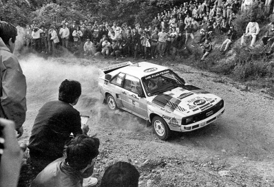 Walter Röhrl - Christian Geistdörfer
26º Rallye Sanremo 1984. Audi Sport Quattro S1 (IN-NY 39). Abandonó por accidente en SS49 Ronde de 46,55 Km.

Del 30 de Septiembre al 5 de Octubre, Sanremo, Liguria, Imperia, Italia.
Superficie: asfalto -tierra.

El Rally tenia un total de 2546.29 km de los que 807.69 km divididos en 56 tramos eran especiales, (2 de ellas fueron canceladas SS7 Sante Luce de 12,30 km y SS26 Chiusdino 2 de 17,41 Km).

Se inscribieron 104 equipos, tomaron la salida 100, finalizaron 35.@
Palabras clave: Walter_Röhrl;Audi;Sport;Quattro;Grupo_B;Sanremo;1984