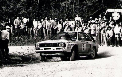 Walter Röhrl - Christian Geistdörfer
26º Rallye Sanremo 1984. Audi Sport Quattro S1 (IN-NT 2). Abandonó por motor en SS41 Ghizzano 2 de 13,20 km.

Del 30 de Septiembre al 5 de Octubre, Sanremo, Liguria, Imperia, Italia.
Superficie: asfalto -tierra.

El Rally tenia un total de 2546.29 km de los que 807.69 km divididos en 56 tramos eran especiales, (2 de ellas fueron canceladas SS7 Sante Luce de 12,30 km y SS26 Chiusdino 2 de 17,41 Km).

Se inscribieron 104 equipos, tomaron la salida 100, finalizaron 35.@
Palabras clave: Walter_Röhrl;Audi;Sport;Quattro;Grupo_B;Sanremo;1984