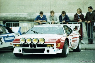 Bernard Béguin - Jean-Jacques Lenne
43º Tour de France Automobile 1984. BMW M1 (4102 QC 78). Abandonó por avería mecánica.

Del 24 al 28 de Septiembre, Paris, Nice, Francia.
Superficie: asfalto.

Tomaron la salida 96 equipos, finalizaron 55.@
Palabras clave: ;BMW;M1;Grupo_B;1984;Parque_Cerrado;Tour_France_Automobile;Francia