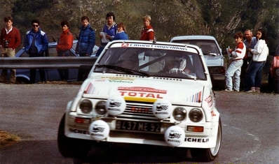 Christian Rio - Jean-Bernard Vieu
26º Rallye de Sanremo 1984. Citröen Visa 1000 Pistes (8443 ME 92). Abandonó por accidente en SS9 Cerrato de 7.18 Km.

Del 30 de Septiembre al 5 de Octubre, Sanremo, Liguria, Imperia, Italia.
Superficie: asfalto -tierra.

El Rally tenia un total de 2546.29 km de los que 807.69 km divididos en 56 tramos eran especiales, (2 de ellas fueron canceladas SS7 Sante Luce de 12,30 km y SS26 Chiusdino 2 de 17,41 Km).

Se inscribieron 104 equipos, tomaron la salida 100, finalizaron 35.@
Palabras clave: Citroen;Visa;Grupo_B;Sanremo;1984