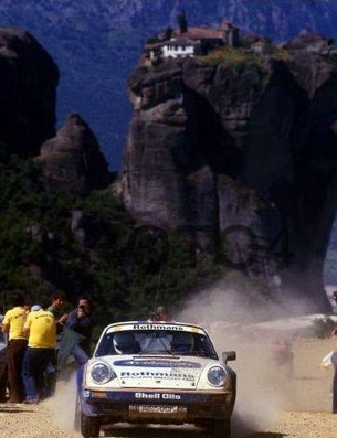 Saeed Al-Hajri - John Spiller
31º Rothmans Acropolis Rally 1984. Porsche 911 SC RS (A815 CCF). Abandonó por la caja de cambio en SS24 Tsouka de 6,54 Km.

Del 26 al 31 de Mayo, Atenas, Grecia.
Superficie: tierra.

El Rally tení­a un total de 2265 km, de los que 796.62 km divididos en 47 tramos eran especiales.

Tomaron la salida 104 equipos, finalizaron 32.@
Palabras clave: ;Porsche;SC;RS;Grecia;Acropolis;1984;grupo_B
