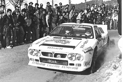 Antonio Rodrigues - José Cotter
18º Rallye de Portugal - Vinho do Porto 1984. Lancia Rally 037 (TO Y09060). Abandonó en SS15 Vouga de 8 Km.

Del 6 al 10 de Marzo, Estoril, Cascais, Lisboa, Portugal.
Superficie: asfalto - tierra.

El Rally tenia un total de 2400.00 km de los que 685.00 km divididos en 45 tramos eran especiales.

Se inscribieron 79 equipos, tomaron la salida 70, finalizaron 20.@
Palabras clave: ;Jose_Cotter;Lancia;Grupo_B;Portugal;1984