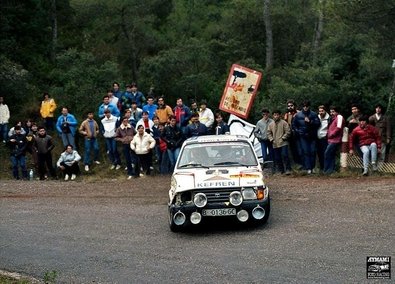 Xavier Girbau Grane - Salvador Rondoni
20º Rally Catalunya 1984. Talbot Samba Rallye. Abandonó.

Del 26 de Octubre al 28 de Octubre, Barcelona, Catalunya, España.
Superficie: asfalto.

El Rally tení­a un total de 440.65 km cronometrados.

Tomaron la salida 83 equipos, finalizaron 42.

© Joan Aymamí
@
Palabras clave: Talbot;Samba;Rallye;Catalunya;1984