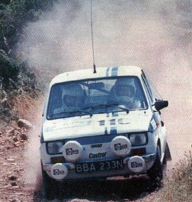Andrzej Lubiak - Maciej Wislawski
31º Rothmans Acropolis Rally 1984. Polski Fiat 126 (BBA 233N)). Abandonó por el embrague.

Del 26 al 31 de Mayo, Atenas, Grecia.
Superficie: tierra.

El Rally tení­a un total de 2265 km, de los que 796.62 km divididos en 47 tramos eran especiales.

Tomaron la salida 104 equipos, finalizaron 32.@
Palabras clave: Polski;Fiat;Acropolis;Grecia;1984