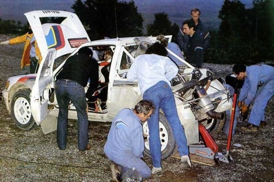 Asistencia del Equipo Peugeot Talbot Sport en el 26º Rally Sanremo 1984
En el Peugeot 205 Turbo 16

Del 30 de Septiembre al 5 de Octubre, Sanremo, Liguria, Imperia, Italia.
Superficie: asfalto -tierra.

El Rally tenia un total de 2546.29 km de los que 807.69 km divididos en 56 tramos eran especiales, (2 de ellas fueron canceladas SS7 Sante Luce de 12,30 km y SS26 Chiusdino 2 de 17,41 Km).

Se inscribieron 104 equipos, tomaron la salida 100, finalizaron 35.
Palabras clave: Peugeot;Turbo;Grupo_B;Sanremo;1984