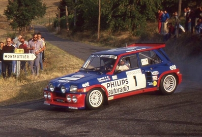 Jean Ragnotti - Pierre Thimonier
44º Tour de France Automobile 1985. Renault 5 Maxi Turbo (9489 YB 91). Clasificado 1º.

Del 21 al 24 de Octubre, Paris - Niza, Francia.
Superficie: asfalto.

Tomaron la salida 72 equipos, finalizaron 34.@
Palabras clave: ;Renault;Maxiturbo;Francia;Grupo_B;1985