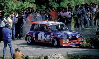 Jean Ragnotti - Pierre Thimonier
29º Tour de Corse - Rallye de France 1985. Renault 5 Maxiturbo (9489 YB 91). Clasificado 1º.

Del 2 al 4 de Mayo, Ajaccio, Córcega, Francia.
Superficie: asfalto.

El Rally tenia un total de 1603.00 km de los que 1122.25 km divididos en 30 tramos eran especiales (1 de ellos fue cancelado, SS5 Sartene - Zonza de 44.23 km, por el fatal accidente de Attilio Bettega en el tramo anterior, SS4 Zerubia - Santa Giulia de 30.60 km).

Tomaron la salida 139 equipos, finalizaron 45.@
Palabras clave: ;Pierre_Thimonier;Renault;Maxiturbo;Grupo_B;Corcega;1985;Corse