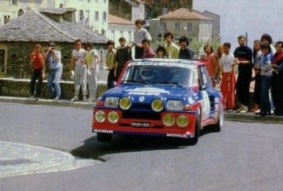 Jean Ragnotti - Pierre Thimonier
29º Tour de Corse - Rallye de France 1985. Renault 5 Maxiturbo (9489 YB 91). Clasificado 1º.
Renault Elf Philips

Del 2 al 4 de Mayo, Ajaccio, Córcega, Francia.
Superficie: asfalto.

El Rally tenia un total de 1603.00 km de los que 1122.25 km divididos en 30 tramos eran especiales (1 de ellos fue cancelado, SS5 Sartene - Zonza de 44.23 km, por el fatal accidente de Attilio Bettega en el tramo anterior, SS4 Zerubia - Santa Giulia de 30.60 km).

Tomaron la salida 139 equipos, finalizaron 45.@
Palabras clave: Pierre_Thimonier;Renault;Maxiturbo;Grupo_B;Còrcega;1985;Corse