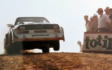 Walter Röhrl - Christian Geistdörfer
27º Rally Sanremo 1985. Audi Sport Quattro S1 E2 (IN-NM 7). Clasificado 1º.

Del 29 de Septiembre al 4 de Octubre, Sanremo, Liguria, Imperia, Italia.
Superficie: asfalto - tierra.

El Rally tenia un total de 2340.56 km, de los que 696.90 km divididos en 45 tramos eran especiales (2 de ellos fueron cancelados SS20 Murio 1 de 9.12 km, SS36 Ronde 1 de 37.22 km).

Tomaron la salida 98 equipos, finalizaron 33.@
Palabras clave: Walter_Röhrl;Audi;Quattro;Sport;Grupo_B;Sanremo;1985;