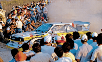 Walter Röhrl - Christian Geistdörfer
27º Rally Sanremo 1985. Audi Sport Quattro S1 E2 (IN-NM 7). Clasificado 1º.

Del 29 de Septiembre al 4 de Octubre, Sanremo, Liguria, Imperia, Italia.
Superficie: asfalto - tierra.

El Rally tenia un total de 2340.56 km, de los que 696.90 km divididos en 45 tramos eran especiales (2 de ellos fueron cancelados SS20 Murio 1 de 9.12 km, SS36 Ronde 1 de 37.22 km).

Tomaron la salida 98 equipos, finalizaron 33.@
Palabras clave: Walter_Röhrl;Audi;Quattro;Sport;Grupo_B;Sanremo;1985