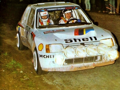 Timo Salonen - Seppo Harjanne
19º Rallye de Portugal Vinho do Porto 1985. Peugeot 205 T16. Clasificado 1º.
El Rally tenà­a un total de 2455 km de los que 733 km divididos en 47 tramos, eran especiales.
Tomaron la salida 94 equipos, finalizaron 28.@
Palabras clave: Timo_Salonen;Peugeot;Turbo;Portugal;Grupo_B;1985