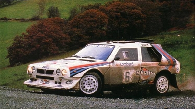 Henri Toivonen - Neil Wilson
34º Lombard RAC Rally 1985. Lancia Delta S4 (A6 37353). Clasificado 1º.

Debut con victoria en el Mundial de Rallyes del Lancia Delta S4.

Del 24 al 28 de Noviembre, Nottingham, Inglaterra.
Superficie: tierra.

El Rally tenia un total de 3507 km de los que 896.98 km divididos en 65 tramos eran especiales, (2 de ellas fueron canceladas, SS43 Kielder Forest - Ogre Hill de 12,02 Km y SS64 Nuss de 8,79 Km).

Tomaron la salida 155 equipos, finalizaron 62.@
Palabras clave: Henri_Toivonen;Lancia;Delta;Grupo_B;Gran_Bretaña;1985;debut;RAC_Rally