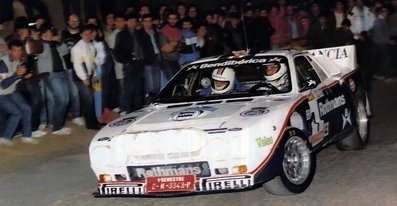 Salvador Servià i Costa  - Jordi Sabater
19º Rally Girona-Guilleries Cales de Palafrugell 1985. Lancia Rally 037. Clasificado 1º.

Del 13 al 14 de Abril, Llafranch, Costa Brava, Catalunya, España.
Superficie: asfalto.@
Palabras clave: Salvador_Servia;Lancia;Rally;Girona;Grupo_B;1985