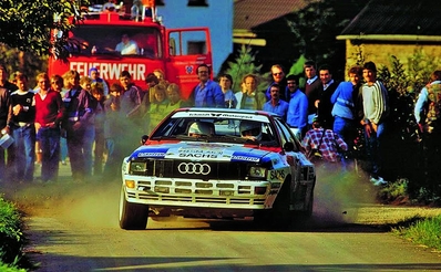 Marc Duez - Battista Cantonati
Metz Rally (Alemania) 1985. Audi Quattro A2. Clasificado 1º.
@
Palabras clave: ;Audi;Quattro;Grupo_B;Metz;Alemania;Germany;1985