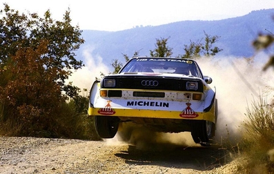 Walter Röhrl - Christian Geistdörfer
27º Rally Sanremo 1985. Audi Sport Quattro S1 E2 (IN-NM 7). Clasificado 1º.

Del 29 de Septiembre al 4 de Octubre, Sanremo, Liguria, Imperia, Italia.
Superficie: asfalto - tierra.

El Rally tenia un total de 2340.56 km, de los que 696.90 km divididos en 45 tramos eran especiales (2 de ellos fueron cancelados SS20 Murio 1 de 9.12 km, SS36 Ronde 1 de 37.22 km).

Tomaron la salida 98 equipos, finalizaron 33.@
Palabras clave: Walter_Röhrl;Audi;Quattro;Sport;Grupo_B;Sanremo;1985