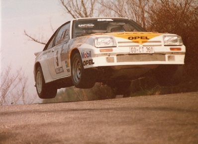 Guy Fréquelin - Christian Gilbert (Tilber)
6º Rallye International des Garrigues 1985. Opel Manta 400 (GG-CT 360). Clasificado 1º.

Del 29 al 30 de Marzo, Nimes, Gard, Occitania, Francia.
Superficie: asfalto.

Desconocemos los kilómetros de la prueba tanto totales como cronmetrados.

Tomaron la salida 101 equipos, finalizaron 47.@
Palabras clave: ;Opel;Manta;Grupo_B;Garrigues;1985;