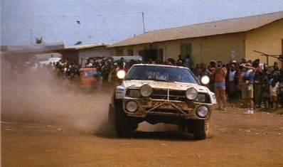 Juha Kankkunen - Fred Gallagher
17º Rallye Cote d'Ivoire 1985. Toyota Celica Twincam Turbo "TCT" (K-AM 1364). Clasificado 1º.

Del 30 de Octubre al 3 de Noviembre, Yamoussoukro, Costa de Marfil.
Superficie: tierra.

El Rally tenia un total de 4103.00 Km con 71 controles horarios.

Se inscribieron 50 equipos, tomaron la salida 50, finalizaron 8.@
Palabras clave: Juha_Kankkunen;Fred_Gallagher;Toyota;Celica;TCT;Grupo_B;Costa_Marfil;1985