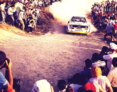 Walter Röhrl - Christian Geistdörfer
27º Rally Sanremo 1985. Audi Sport Quattro S1 E2 (IN-NM 7). Clasificado 1º.

Del 29 de Septiembre al 4 de Octubre, Sanremo, Liguria, Imperia, Italia.
Superficie: asfalto - tierra.

El Rally tenia un total de 2340.56 km, de los que 696.90 km divididos en 45 tramos eran especiales (2 de ellos fueron cancelados SS20 Murio 1 de 9.12 km, SS36 Ronde 1 de 37.22 km).

Tomaron la salida 98 equipos, finalizaron 33.@
Palabras clave: Walter_Röhrl;Audi;Sport;Quattro;Sanremo;1985;Grupo_B