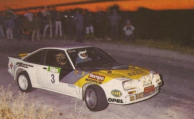 Beny Fernández - Jose Lopez Orozco
2º Rally Valeo 1985. Opel Manta 400 (2-M-4457-P). Clasificado 2º.

Del 16 al 17 de Noviembre, Madrid, España.
Superficie: asfalto.

El Rally constaba de 2 etapas con un total de 229.70 km cronometrados divididos en 19 tramos.

Tomaron la salida un mínimo de 77 equipos, finalizaron 43.@
Palabras clave: ;Shalymar;Valeo;Madrid;1985;Grupo_B